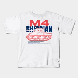 M4 Sherman | World War 2 Vehicle Kids T-Shirt